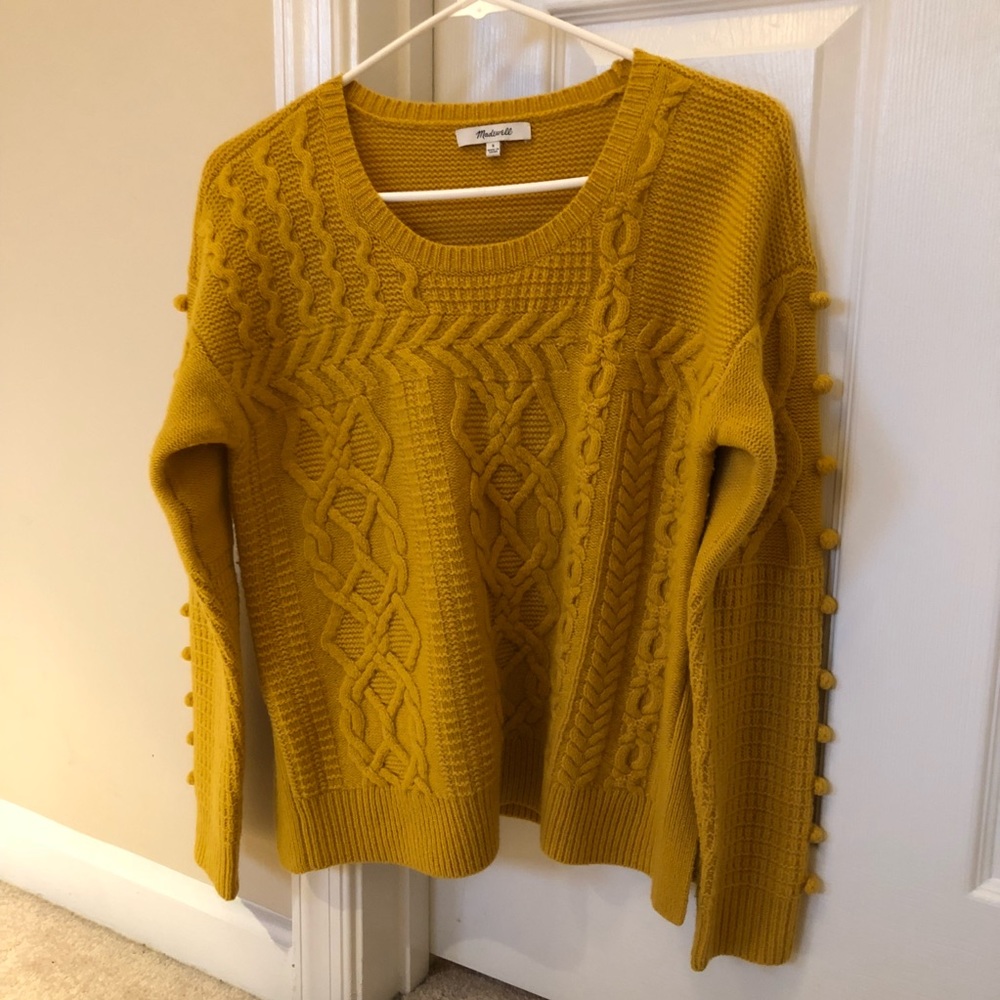 Madewell Bobble Pullover Sweater